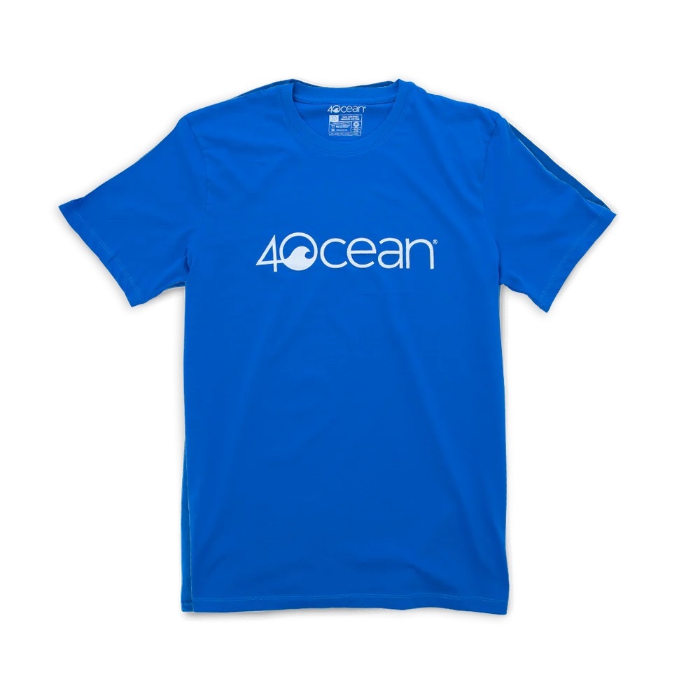4ocean Logo T-Shirt - Blue / XL